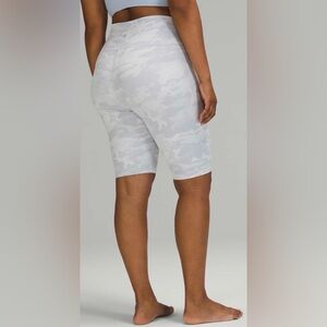 NWOT NEW Lululemon Wunder Under Short 10" *Ribbed Incognito Camo Jacquard Alpine